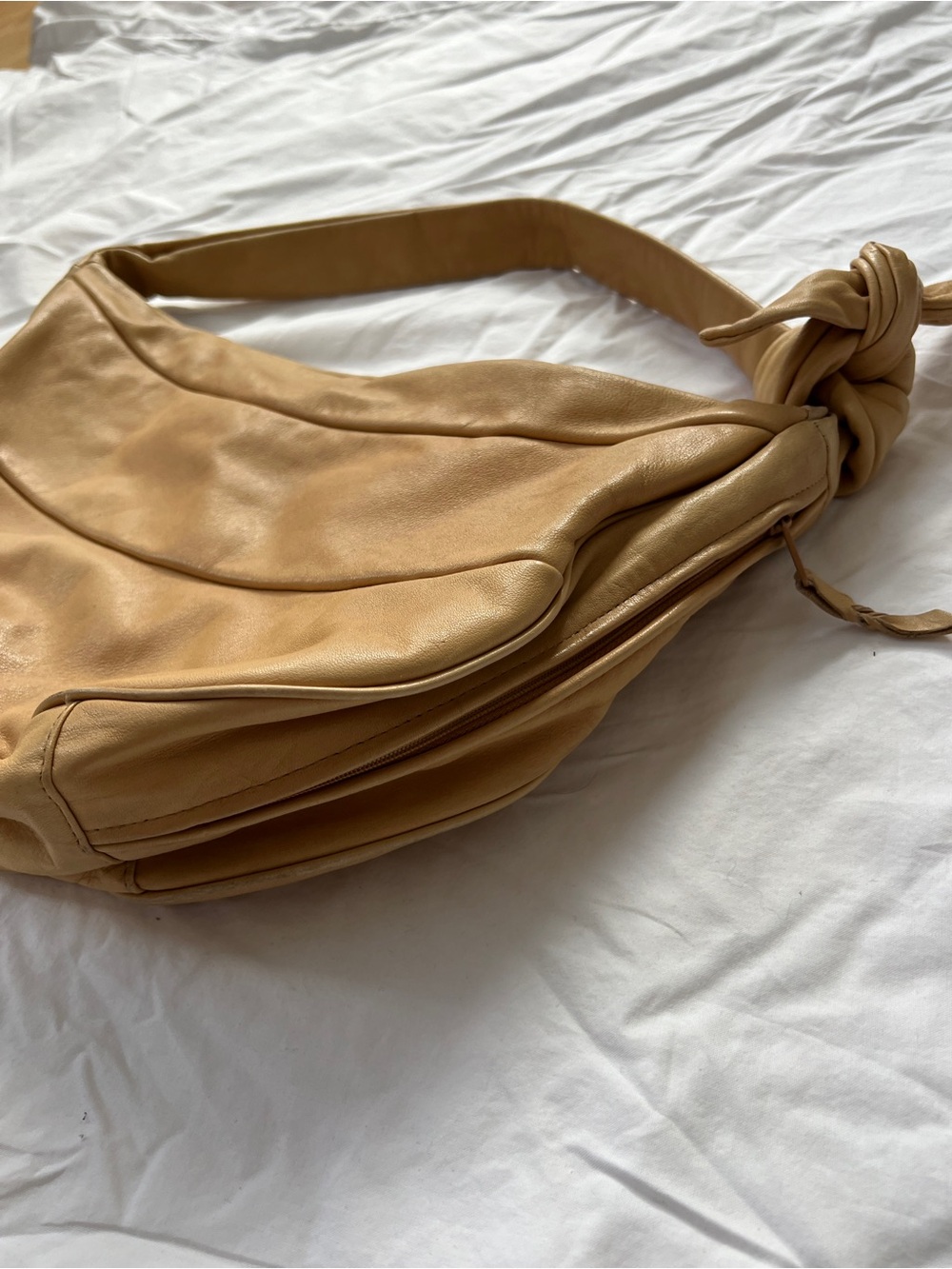 Vintage Y2K Italian Hobo Shoulder Bag - Picture 6 of 12